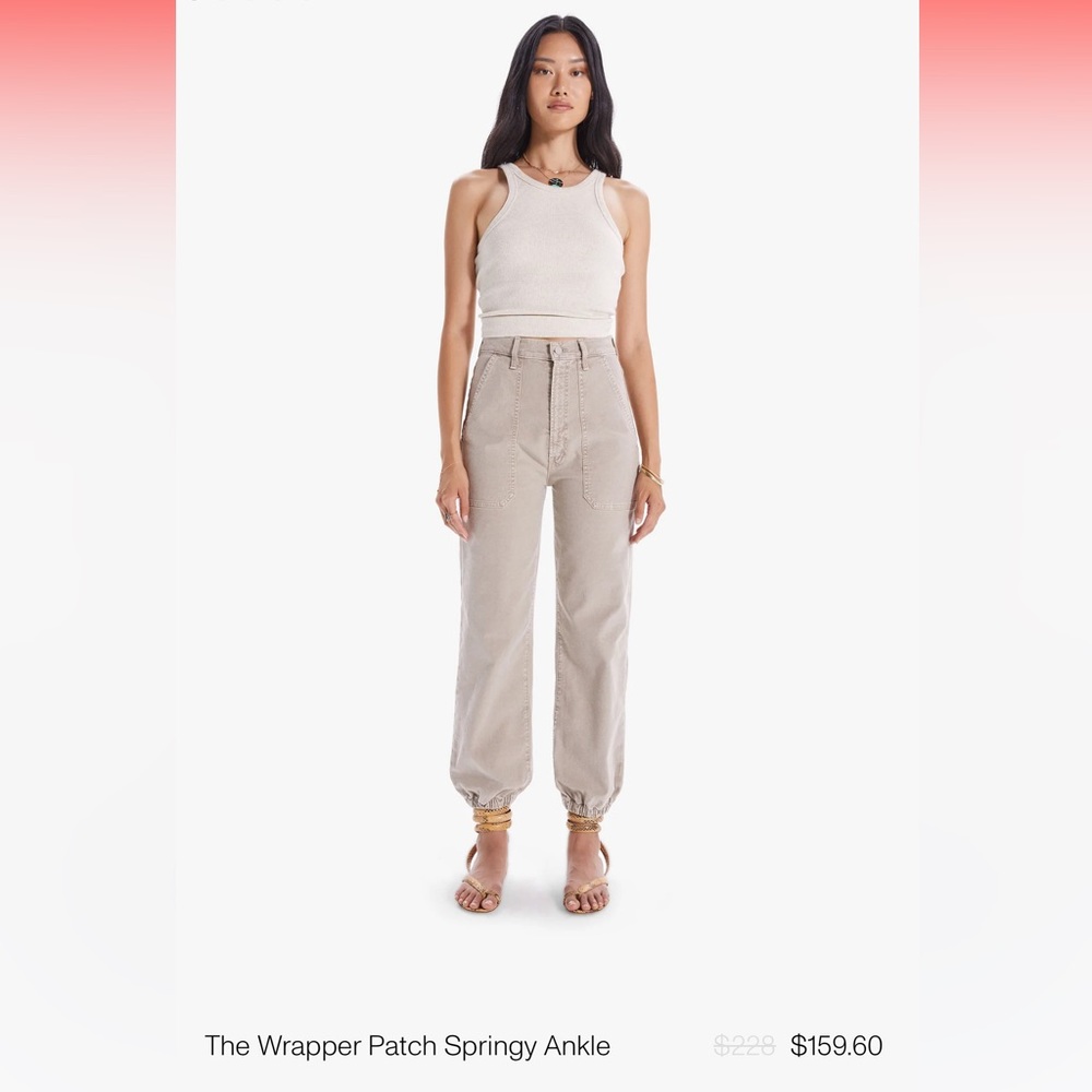 Mother The Wrapper Patch Skinny Ankle - image 2